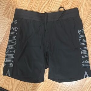 Donuts and deadlifts athletic short